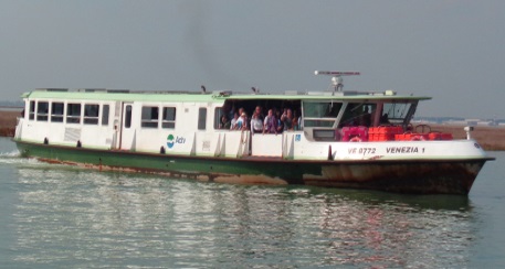 Water Bus Venice Vaporetto Line 12 Actv
